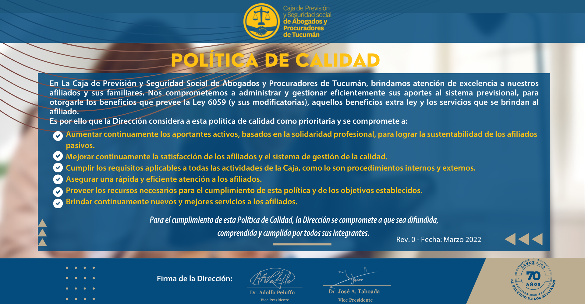 politica de calidad